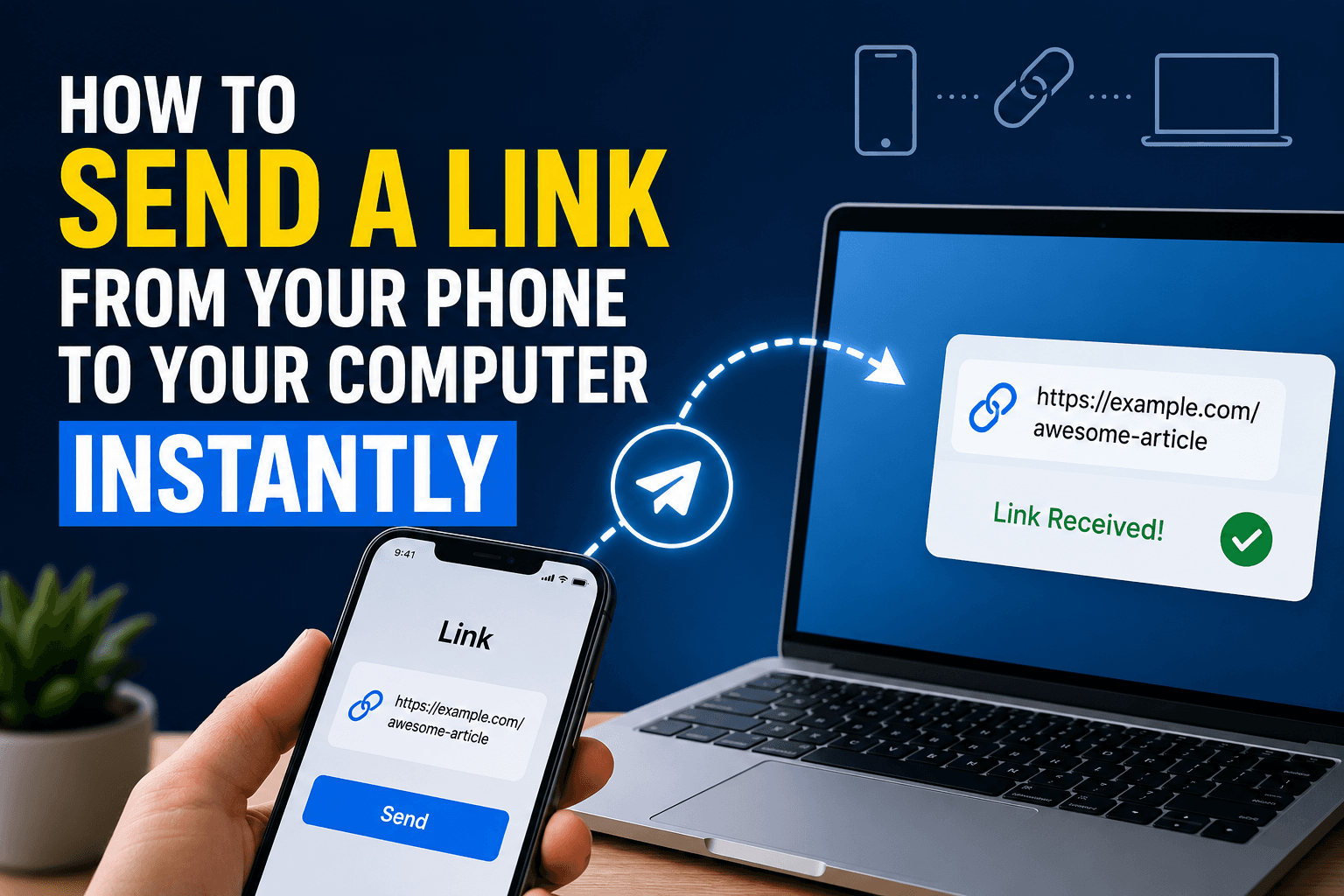 How to Send a Link From Your Phone to Your Computer Instantly